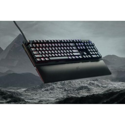 Razer Huntsman V2 Analog Gaming Keyboard: Customizable Actuation with Analog Optical Switches - Fast Set off Mode - Chroma RGB Lighting - Magnetic Wrist Relaxation - Devoted Media...