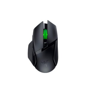 Razer Basilisk V3 X HyperSpeed Wi-fi Gaming Mouse: 285-Hour Battery Life, 18K Optical Sensor, Mechanical Switches, Chroma RGB Lighting, 9 Programmable Buttons – Black