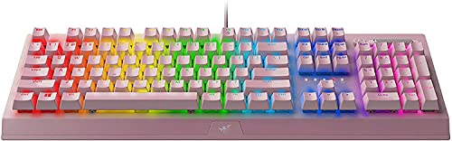 Razer BlackWidow V3 Mechanical Gaming Keyboard: Inexperienced Tactile Clicky Switches - Chroma RGB Lighting - Compact Design - Programmable Macros - Quartz Coloration