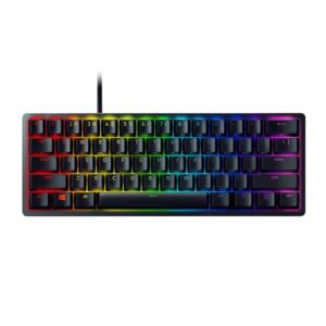 Razer Huntsman Mini 60% Gaming Keyboard: Fast-Response Clicky Optical Switches – Chroma RGB Lighting – Sturdy PBT Keycaps – Onboard Reminiscence – Snap Faucet – Black