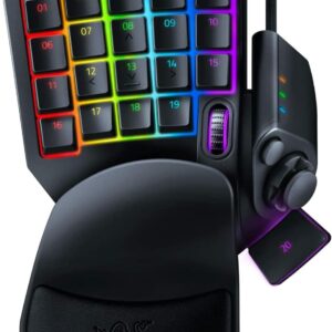 Razer Tartarus Professional Gaming Keypad: Analog-Optical Switches – Fast Set off – Adjustable Actuation – 32 Programmable Keys – Customized Macros – Chroma RGB Lighting – Traditional Design