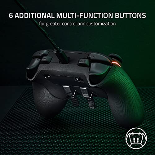 Razer Wolverine V2 Chroma Wired Gaming Professional Controller for Xbox Sequence X|S, Xbox One, and PC: Options RGB Lighting, Remappable Buttons and Triggers, Mecha-Tactile D-Pad and...