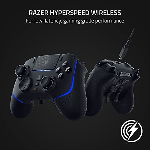 Razer Wolverine V2 Professional Wi-fi Gaming Controller for PlayStation 5 / PS5 and PC: That includes Mecha-Tactile Motion Buttons, 8-Method Microswitch D-Pad, HyperTrigger, and 6...