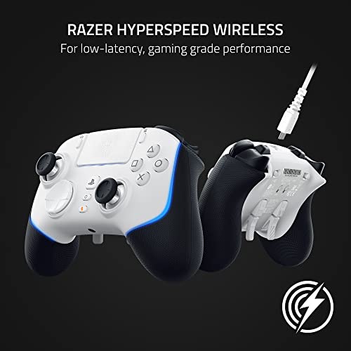 Razer Wolverine V2 Professional Wi-fi Gaming Controller for PS5 and PC: HyperSpeed Wi-fi Expertise, Mecha-Tactile Motion Buttons, 8-Manner Microswitch D-Pad, and 6 Customizable Buttons